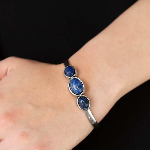 ROAM Rules Blue Cuff Bracelet - Picture 1 of 2